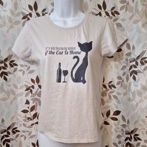 Cat Lover's Beige T-Shirt